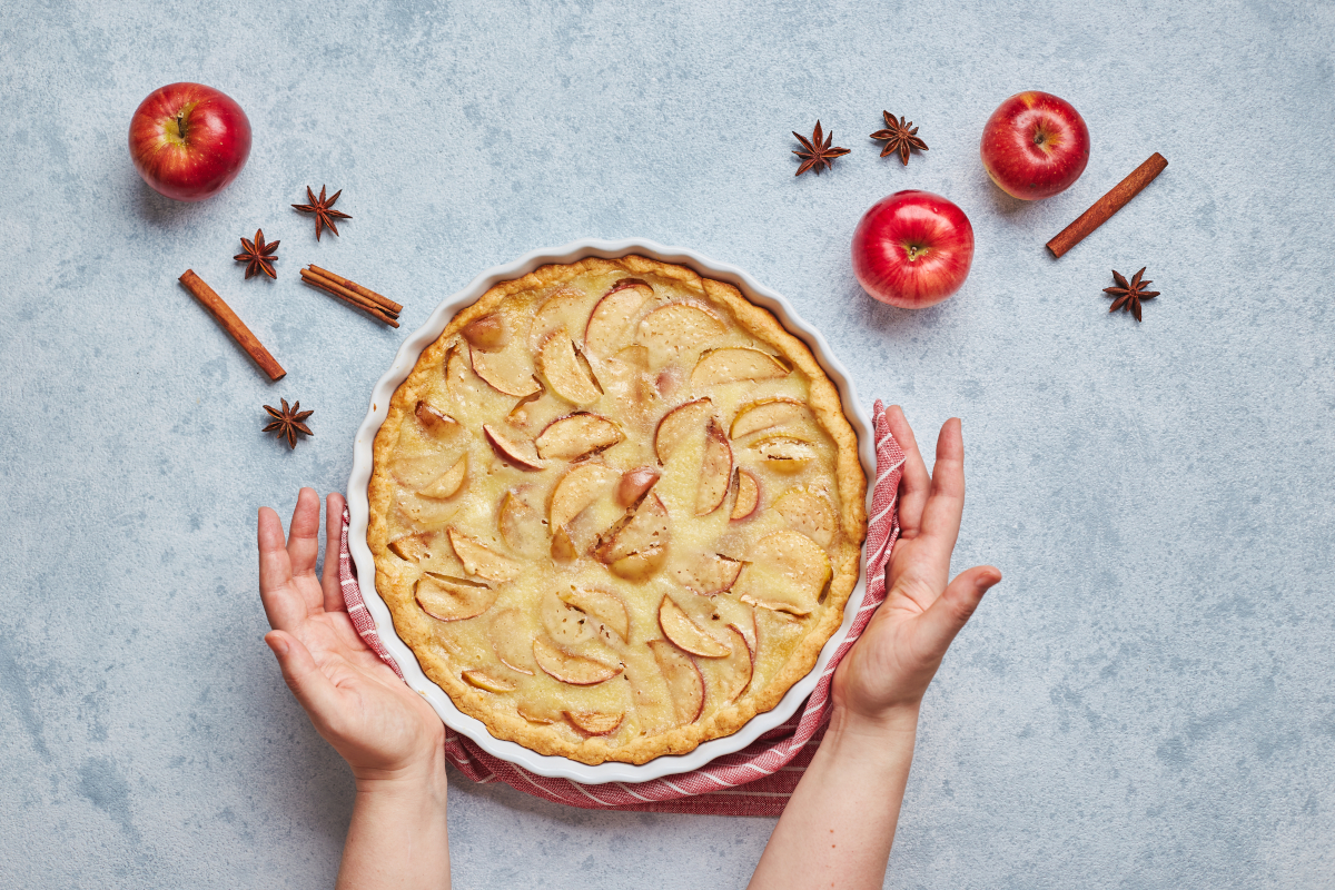 fondant aux pommes