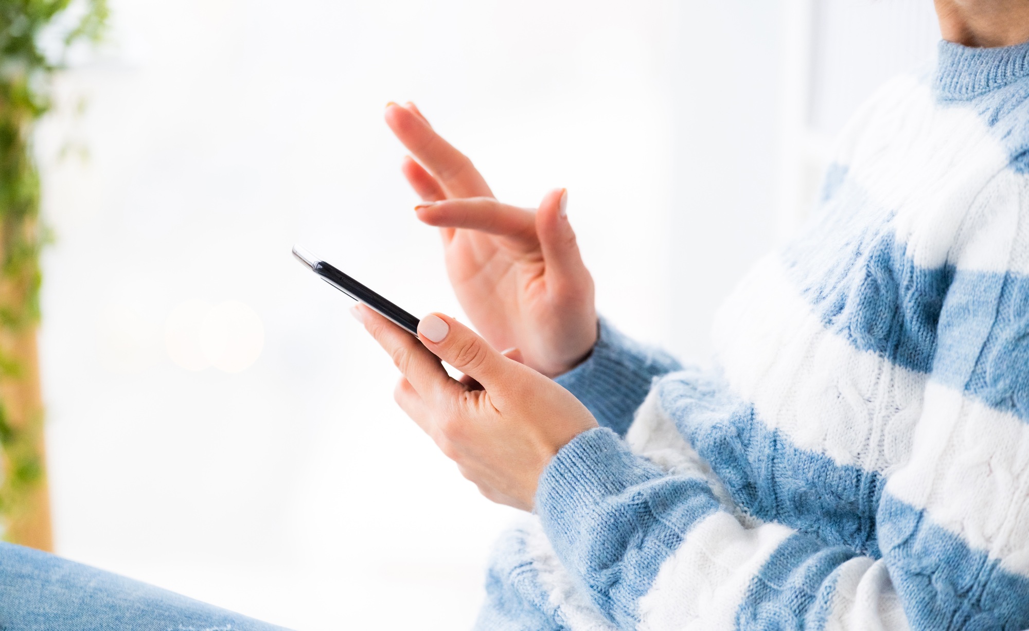 Smartphone in hands