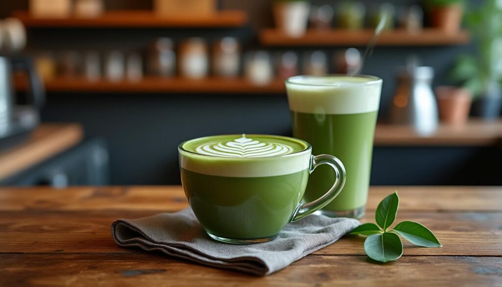 découvrez le matcha tea latte de starbucks : une boisson onctueuse alliant la puissance du thé vert matcha à la douceur du lait, pour une expérience gourmande, colorée et pleine de saveurs.