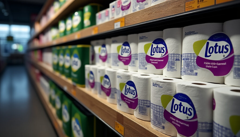 achetez du papier toilette lotus en gros volumes chez intermarché et profitez de tarifs avantageux pour les entreprises. stockez malin et faites des économies sur vos achats professionnels !