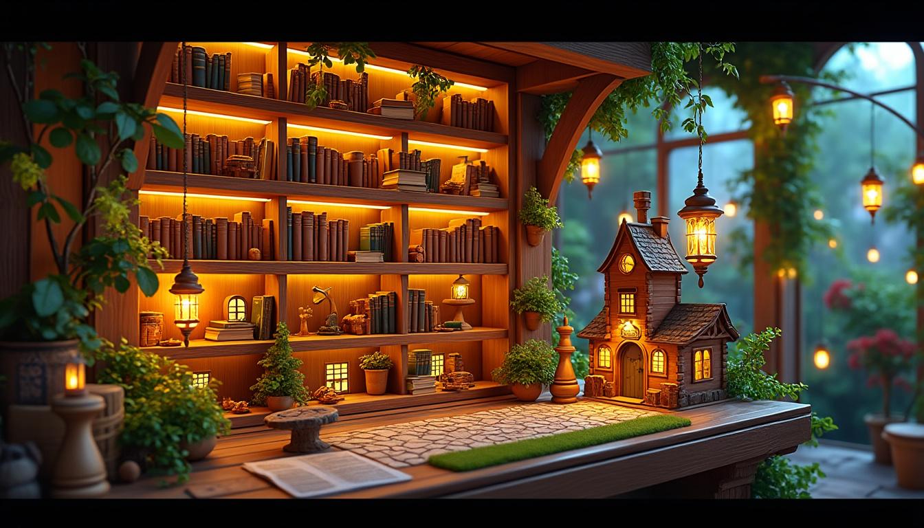 découvrez une sélection des plus beaux book nooks du monde et laissez-vous inspirer par ces miniatures littéraires uniques et fascinantes.