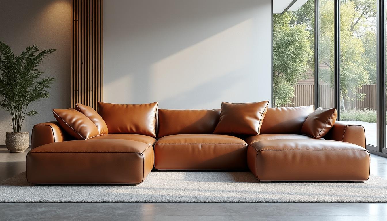 découvrez nos meilleures astuces pour entretenir et préserver l'élégance de votre canapé convertible en cuir marron, pour un salon toujours impeccable et confortable.