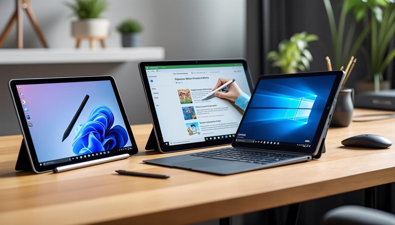 Top 5 des tablettes Windows pour prise de notes et productivité