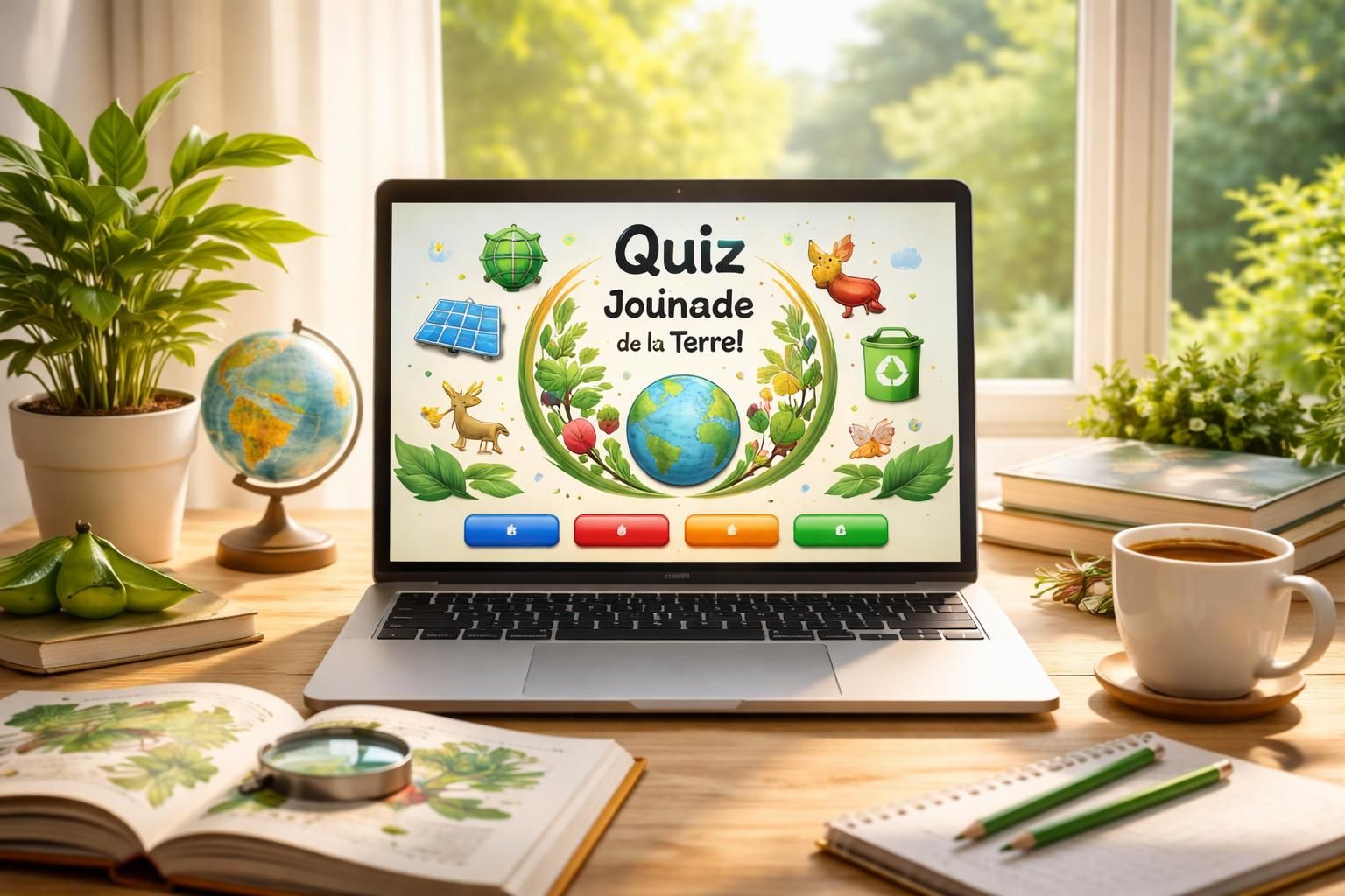 testez vos connaissances environnementales avec le doodle interactif du quiz de la journée de la terre de google et découvrez des faits fascinants sur notre planète.