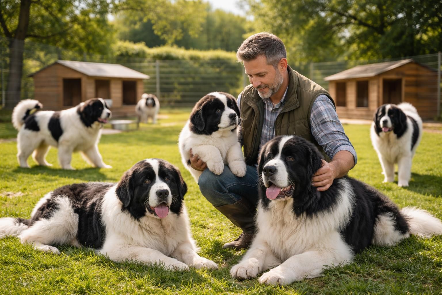 découvrez nos conseils pour choisir le meilleur éleveur de terre neuve blanc et noir, afin de garantir un chiot en bonne santé et bien élevé.