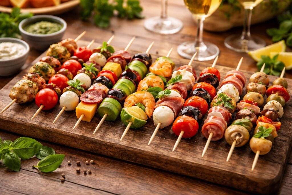 découvrez 10 recettes de brochettes apéritif économiques et savoureuses pour impressionner vos invités sans vous ruiner.