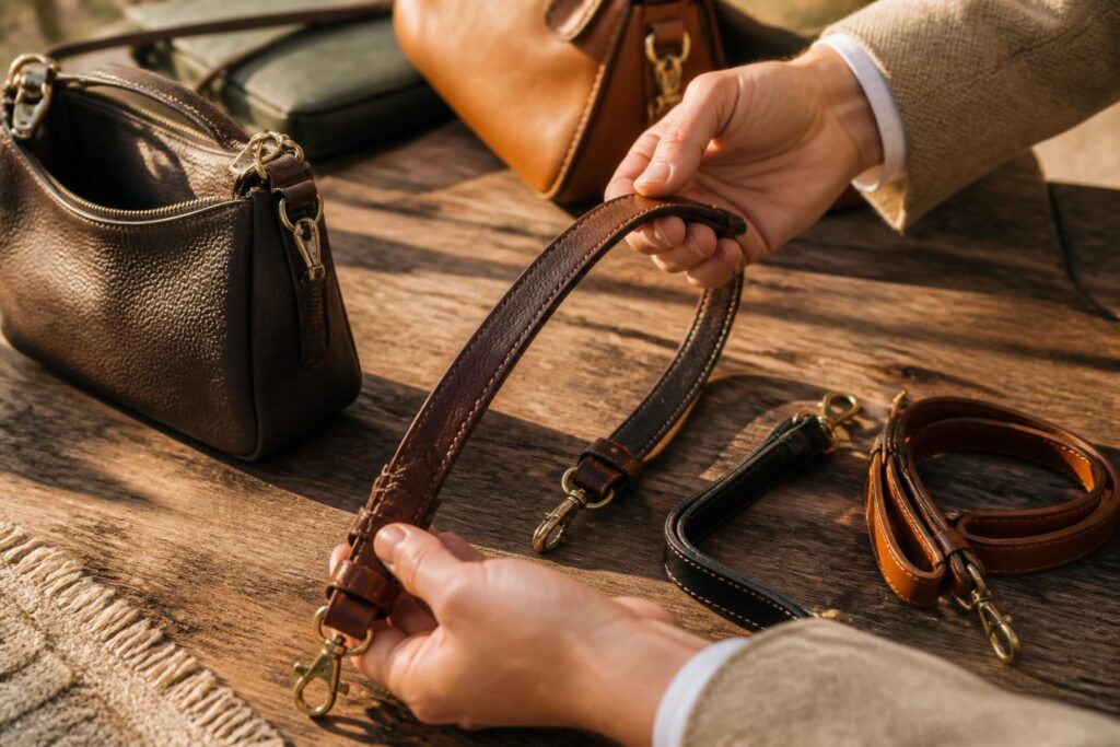 découvrez comment les anses en cuir amovibles peuvent transformer et sublimer votre style pour un look unique et personnalisé.