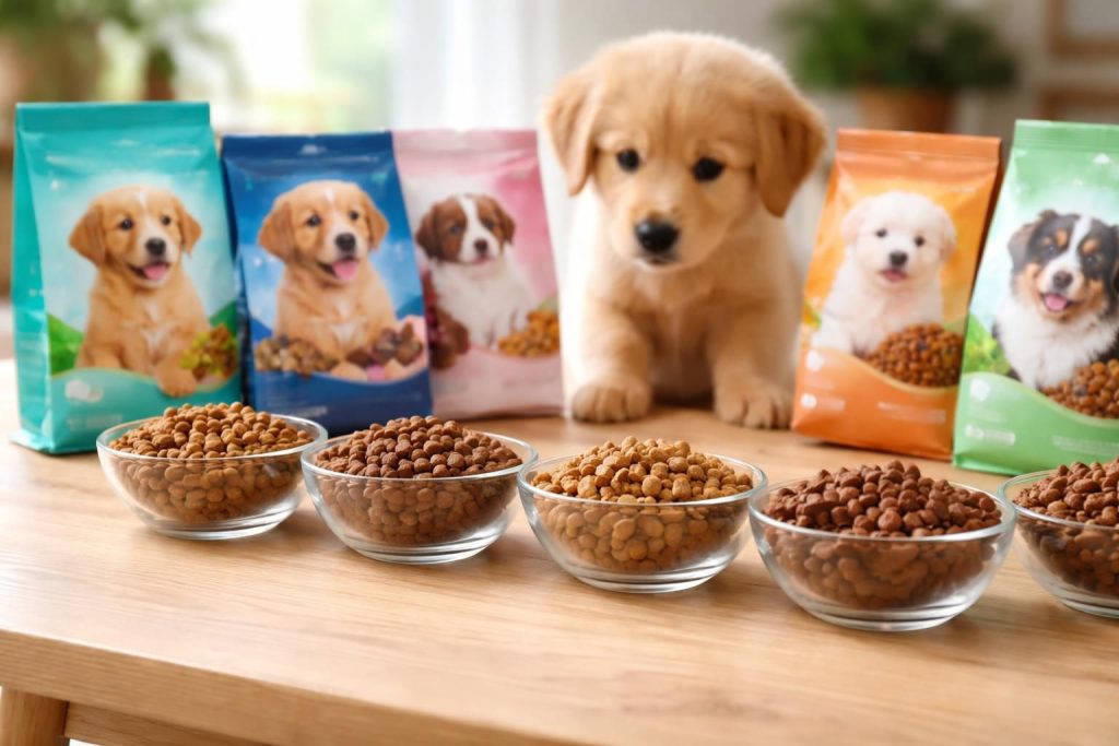 découvrez notre comparatif des meilleures marques de croquettes pour chiot afin de choisir l'alimentation idéale pour la croissance et la santé de votre compagnon.