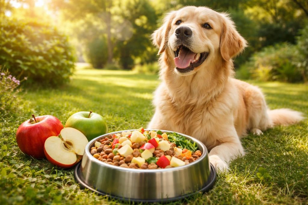découvrez les bienfaits de la pomme dans l'alimentation de votre chien : un fruit naturel riche en vitamines et fibres qui favorise sa santé et son bien-être.